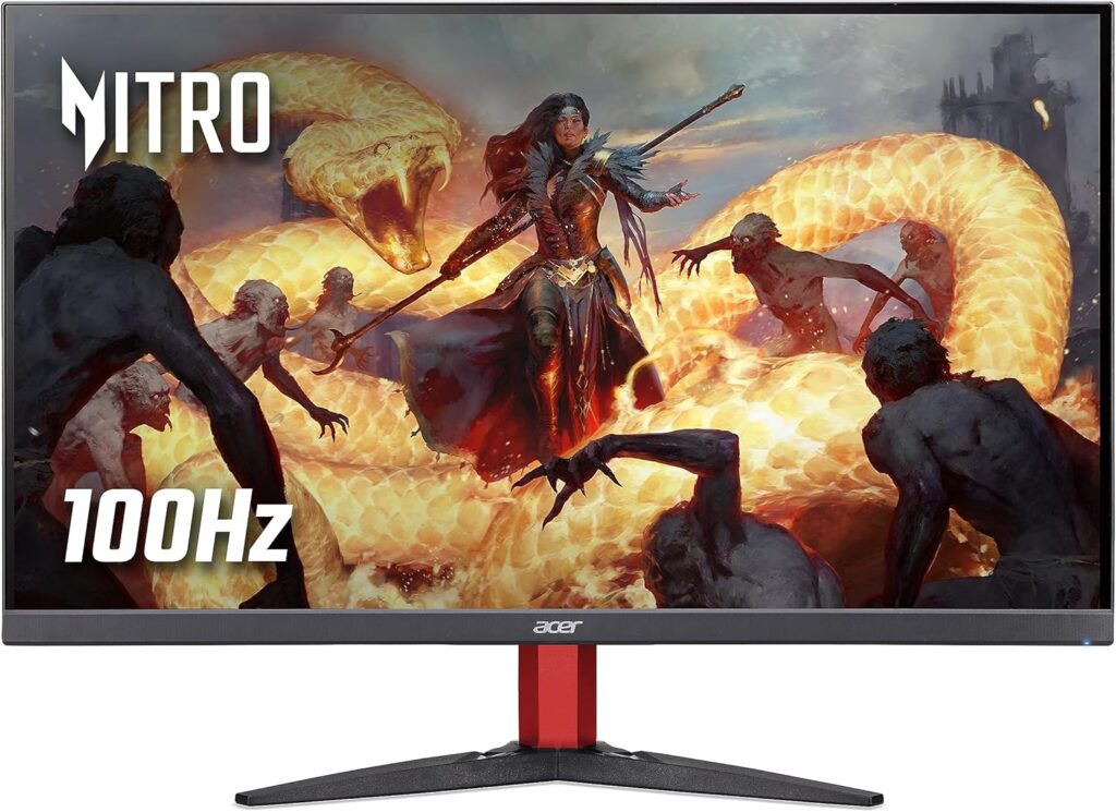 An Acer Nitro Monitor KG242Y