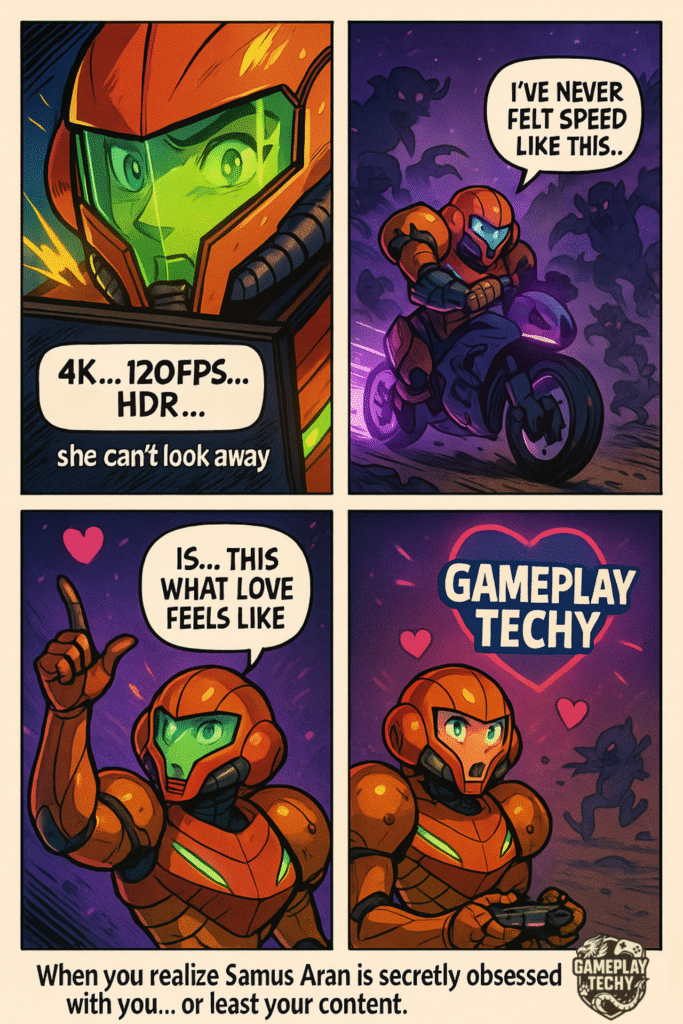 Samus Aran 4 Panel Comic