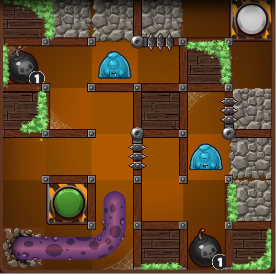 octomaze gameplay spikes switches tentacle puzzles