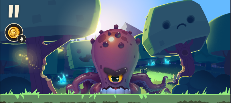 octomaze pissed squid & environmental detail tree bite mark