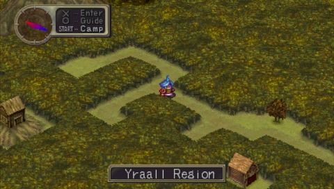Breath of Fire 3 PSP- Ryu in the overworld